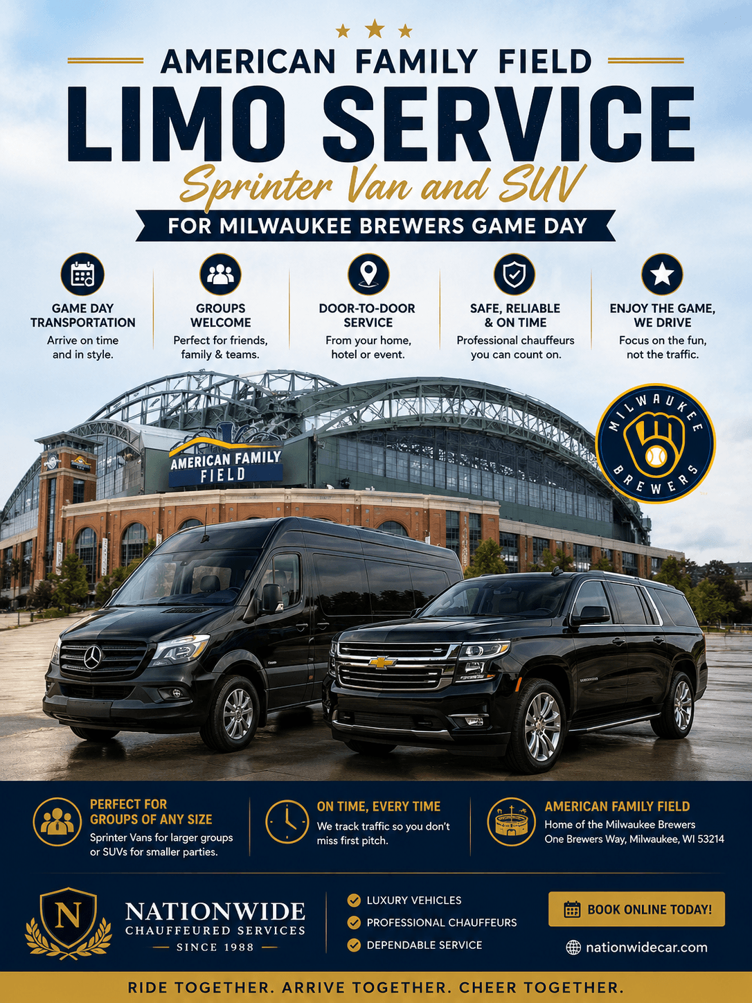 American Family Field limo service